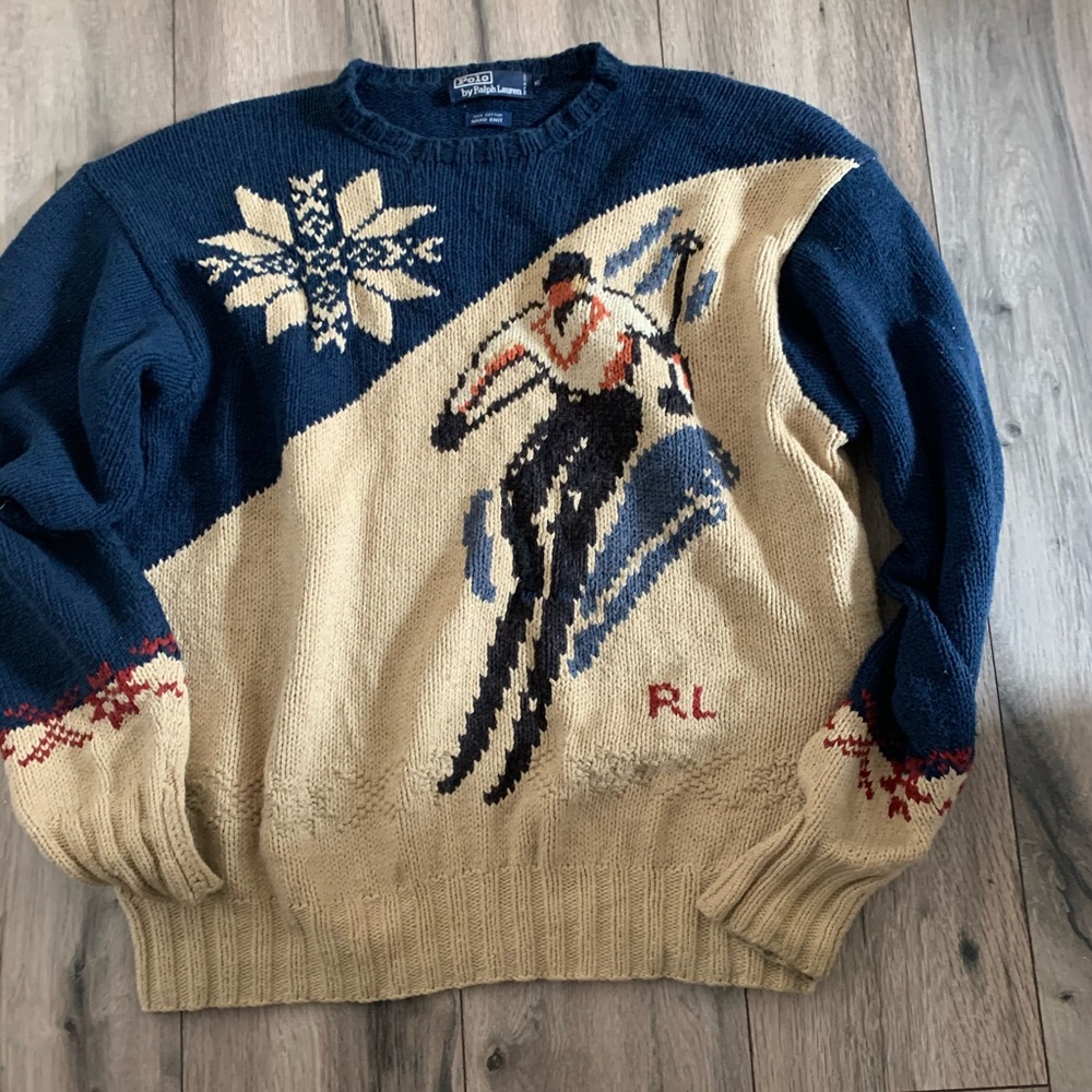 VintagePoloRalphLaurenCortina skisweater.